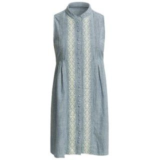 Stetson Indigo Chambray Shirt Dress (For Women) 4553D 45