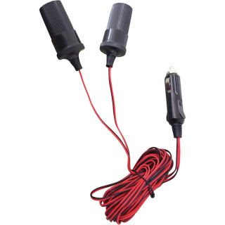 NPower 12 Volt DC to Dual DC Extension Cable — 15-Ft.