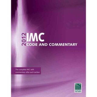 International Mechanical Code 2012 Code and Commentary