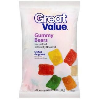 Great Value Gummy Bears, 9 oz