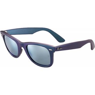 Ray Ban Mens Mirrored RB2140 Blue Wayfarer Sunglasses   17415985