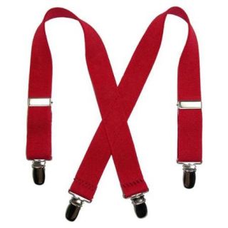 Suspender Factory 30" Red Elastic Adjustable Formal Kids Children's Suspenders