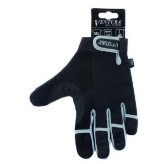 Ventura Extra Large Gray Full Finger Bike Gloves 719952 G