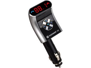 GOgroove FlexSMART X3 Mini Bluetooth FM Transmitter Car Kit w/ Wireless Hands Free Calling, USB Charging and Audio Playback   Works with Apple iPhone 6s , Samsung S6 Edge, Microsoft Lumia 950 and More