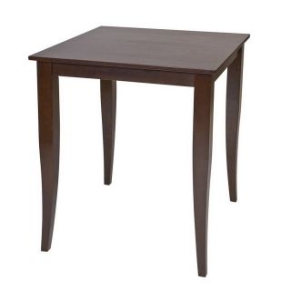 Office Star Osp Designs Espresso Square Dining Table
