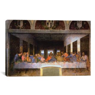 The Last Supper by Leonardo Da Vinci Painting Print on Canvas by
