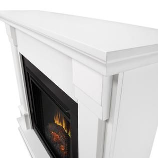 Real Flame  Silverton Electric Fireplace in White 41Hx48Wx13D