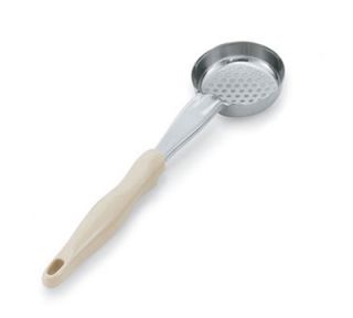 Vollrath 6432335 3 oz Round Perforated Spoodle   Ivory Nylon Handle, Heavy Duty, Stainless