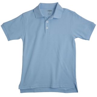 French Toast Childrens Short Sleeve Pique Blue Polo Shirt   15554685