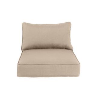 Brown Jordan Greystone Replacement Outdoor Lounge Chair and Motion Lounge Chair Cushion in Sparrow MT005 LC1