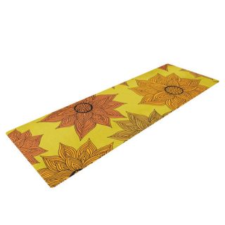Its Raining Flowers by Pom Graphic Design Yoga Mat by KESS InHouse