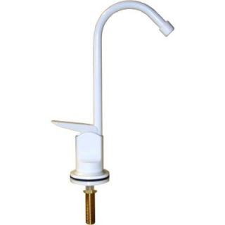 Water Filter Dispenser Faucet with Metal Body in White Finish QE100W