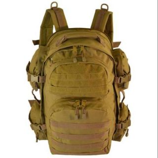 Every Day Carry Tactical Barrage Bag Day Pack Backpack with Molle Webbing   Tan