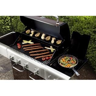 Kenmore  4 Burner LP Mocha Gas Grill w/ Searing Burner & Side Burner