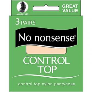 No Nonsense Womens Control Top   Value Pack   3 Pair   Clothing
