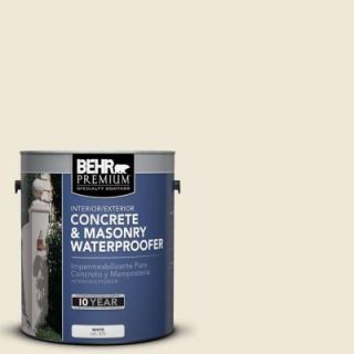 BEHR Premium 1 gal. #BW 17 Spanish White Concrete and Masonry Waterproofer 87001