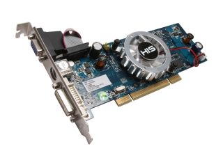 HIS Radeon HD 2400PRO DirectX 10 H24PF512PNP 512MB 64 Bit GDDR2 PCI HDCP Ready Video Card