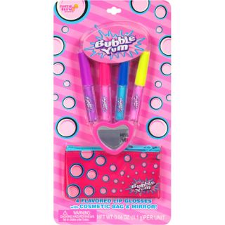 Lotta Luv Beauty Bubble Yum Flavored Lip Gloss Gift Set, 6 pc