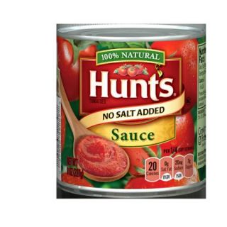 Hunt's No Salt Added Tomatoes Sauce, 8 Oz