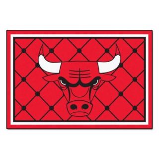 FANMATS Chicago Bulls 5 ft. x 8 ft. Area Rug 9223