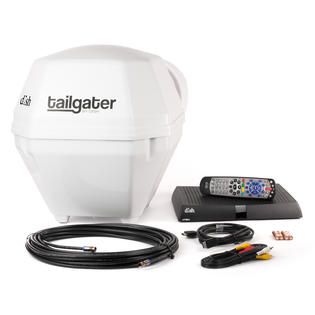 The Tailgater Portable HDTV System includes a Tailgater Antenna and a