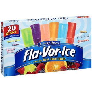 Fla Vor Ice Giant Freeze & Serve Pops, 20ct