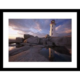 Pemaquid Point Lighthouse, Bristol, Maine Framed Panoramic Photo