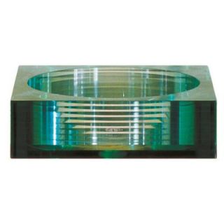 Avanity Tempered Segmented Glass Vessel Sink in Clear GVE450SQ