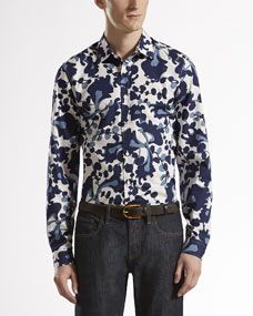 Gucci Spring Print Woven Shirt