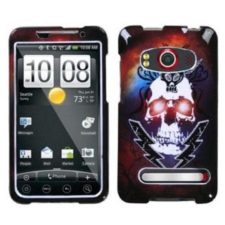 Insten Lightning Skull Phone Case for HTC EVO 4G