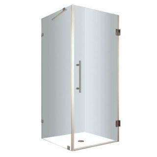Aston Aquadica 36 in. x 72 in. Frameless Square Shower Enclosure in Chrome with Clear Glass SEN988 CH 36 10