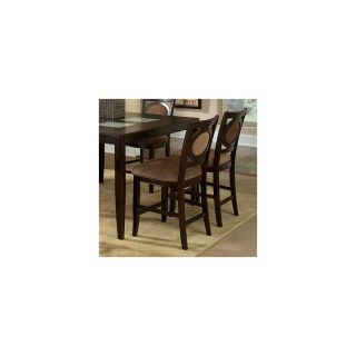 Steve Silver Company Set of 2 Montblanc Merlot Dining Chairs