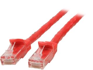 StarTech N6PATCH3RD 3 ft. Cat 6 Red Snagless Cat6 UTP Patch Cable   ETL Verified