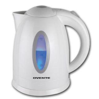 Ovente KP72W White 1.7 liter Cordless Electric Kettle