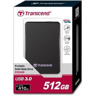 Transcend 512 GB External Solid State Drive   USB 3.0