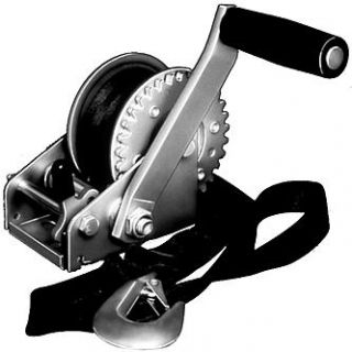 Reese Marine 600LB. MARINE TRAILER WINCH WITH STRAP   Fitness & Sports