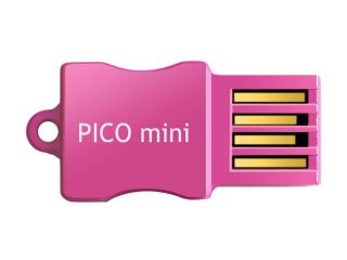 SUPER TALENT Pico Mini 2GB USB2.0 Flash Drive (Pink) Model STU2GMAP