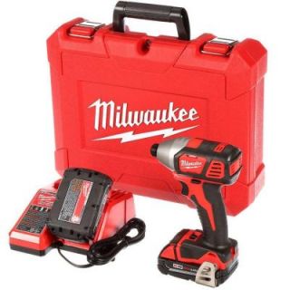 Milwaukee M18 18 Volt Lithium Ion 2 Speed 1/4 in. Cordless Hex Impact Driver CP Kit 2657 22CT