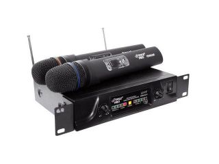 Pyle Audio PYLWM2600B PylePro PDWM2600 Dual UHF Wireless Microphone System