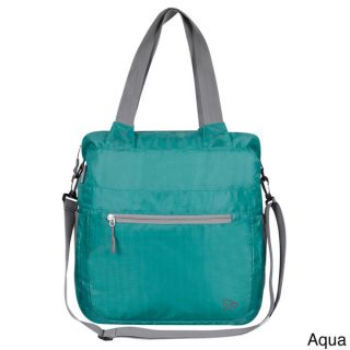 Everest Teal and Brown Bubbles 15 inch Laptop Tote Bag