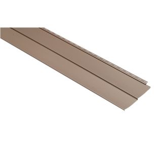 Georgia Pacific Vision Pro 11.25 in x 144 in Clay Woodgrain Traditional Vinyl Siding Panel