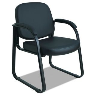 Alera® Guest Chair, Genaro Series, Sled Base   Black