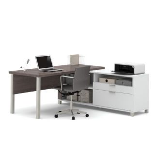 Pro Linea 2 Piece L Shape Desk Office Suite