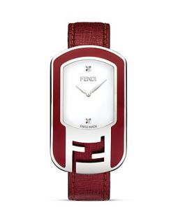 Fendi Red Enamel Chameleon Watch, 29mm