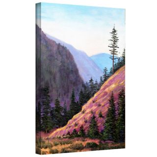 Golden Road 3 piece Gallery wrapped Hand Painted Canvas Art Set