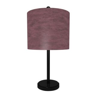 Illumalite Designs 24 in Black Table Lamp with Shade