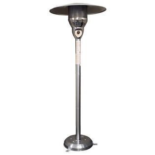 Hiland 85 Tall Stainless Steel Natural Gas Outdoor Patio Heater