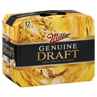 Miller Genuine Draft Beer, 12   12 fl