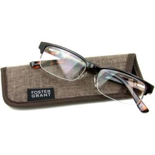Foster Grant Bentley Men's Rx able Eyeglass Frames, N1 Black