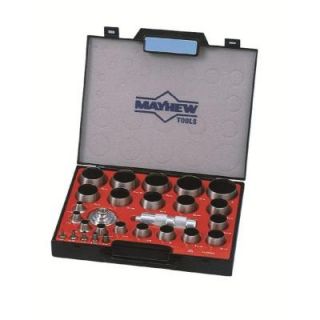 Mayhew 1/8 in. to 2 in. Imperial Hollow Punch Set (27 Piece) 66002